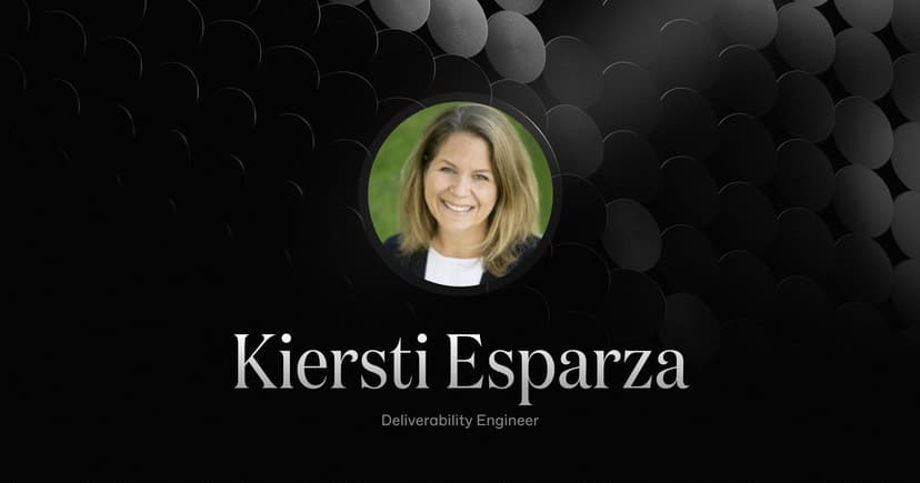 Welcoming Kiersti Esparza, our new Deliverability Engineer